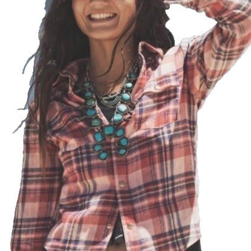 Plaid Button-Up Shirt
